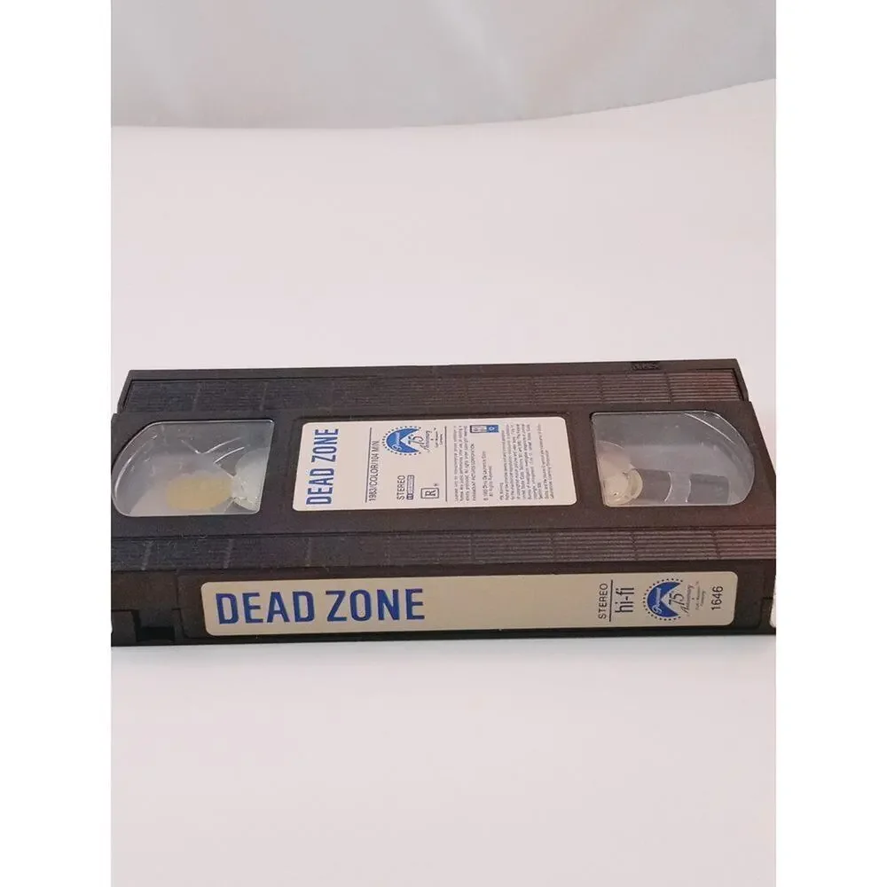 Stephen King's The Dead Zone (1983) VHS Video Tape Movie Scary Film Vintage‎
